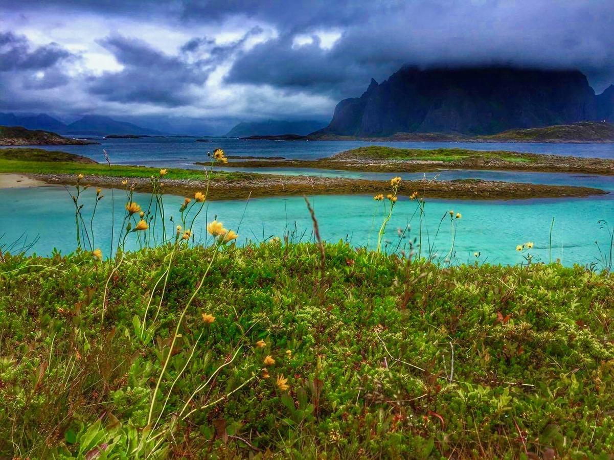Lofoten Beach Glamping Skrova Dış mekan fotoğraf