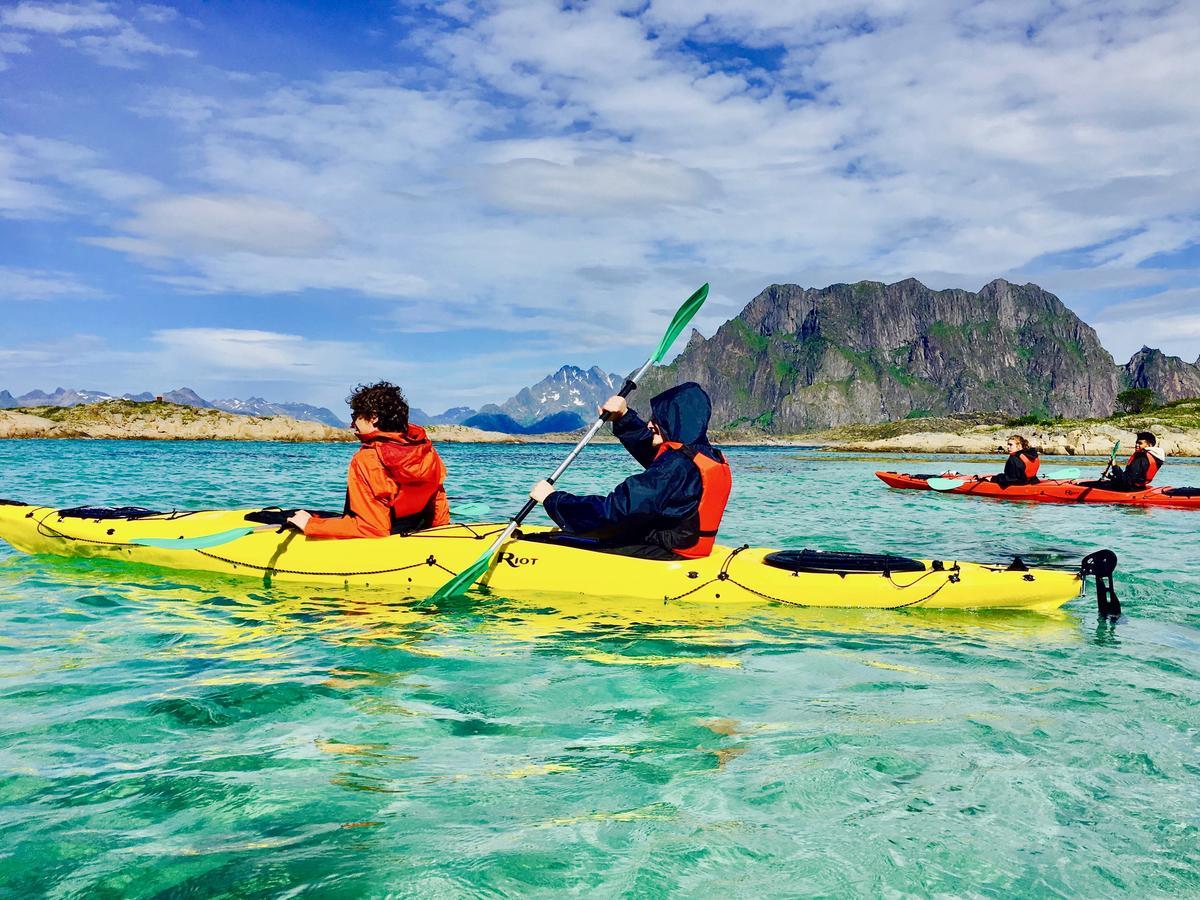 Lofoten Beach Glamping Skrova Dış mekan fotoğraf
